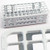 225655-0000 | Dynalon Rack Test Tube 60 Place White, PP 16mm, CS/5