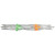MPP-038-F-PVC | ESI MP2 PVC 2-Stop Flared Tubing, 0.38mm (Green/Orange), 72 mm Bridge Length, 290mm long, 12/pk