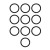 70-803-2072 | Glass Expansion Viton O-rings for FDT, SDT ball joints (PKT 10)