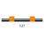 VS0.89-ORG-F | Glass Expansion Contour Flared End Viton Pump Tube 2tag 0.89mm ID Orange/Orange (PKT 6)