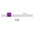 2.79-PW-MH | Glass Expansion Tygon MH Pump Tube 2tag (152mm) 2.79mm ID Purple/White (PKT 6)