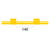 1.42-YLW-SF-F | Glass Expansion Contour Flared End Solva Flex Pump Tube 2tag 1.42mm ID Yellow/Yellow (PKT 6)