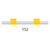 1.42-YLW | Glass Expansion PVC Pump Tube 2tag 1.42mm ID Yellow/Yellow (PKT 12)