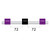 2.29-PBLK3B | Glass Expansion PVC Pump Tube 3tag 2.29mm ID Purple/Black (PKT 12)