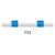 1.65-BLU | Glass Expansion PVC Pump Tube 2tag 1.65mm ID Blue/Blue (PKT 12)