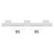 1.02-WHT3B-95-F | Glass Expansion Contour Flared End PVC Pump Tube 3tag (95mm) 1.02mm ID White/White (PKT 6)