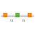 0.38-OG3B | Glass Expansion PVC Pump Tube 3tag 0.38mm ID Orange/Green (PKT 12)