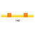 0.89-ORG-SF-F | Glass Expansion Contour Flared End Solva Flex Pump Tube 2tag 0.89mm ID Orange/Orange (PKT 6)