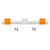 0.64-OW3B-F | Glass Expansion Contour Flared End PVC Pump Tube 3tag 0.64mm ID Orange/White (PKT 6)
