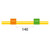 0.38-OG-SF-F | Glass Expansion Contour Flared End Solva Flex Pump Tube 2tag 0.38mm ID Orange/Green (PKT 6)
