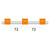 0.89-ORG3B | Glass Expansion PVC Pump Tube 3tag 0.89mm ID Orange/Orange (PKT 12)
