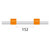0.89-ORG | Glass Expansion PVC Pump Tube 2tag 0.89mm ID Orange/Orange (PKT 12)