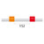 0.19-OR-F | Glass Expansion Contour Flared End PVC Pump Tube 2tag 0.19mm ID Orange/Red (PKT 6)