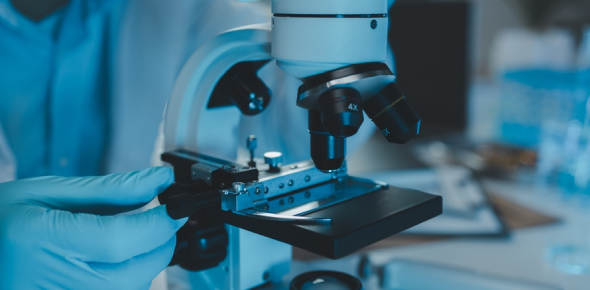 Close up of Microscope