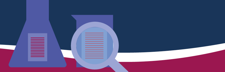 Graphic of scientific equipment