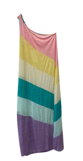 Rainbow One Shoulder Dress Rainbow One Shoulder Dress