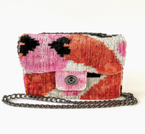 Pumpkin Pink Coco Silk Chain Bag Pumpkin Pink Coco Silk Chain Bag