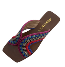 Woven Colorful Sandal, Multi