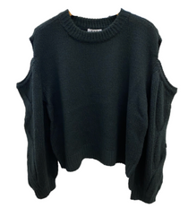 Cold Shoulder Cable Sweater Cold Shoulder Cable Sweater