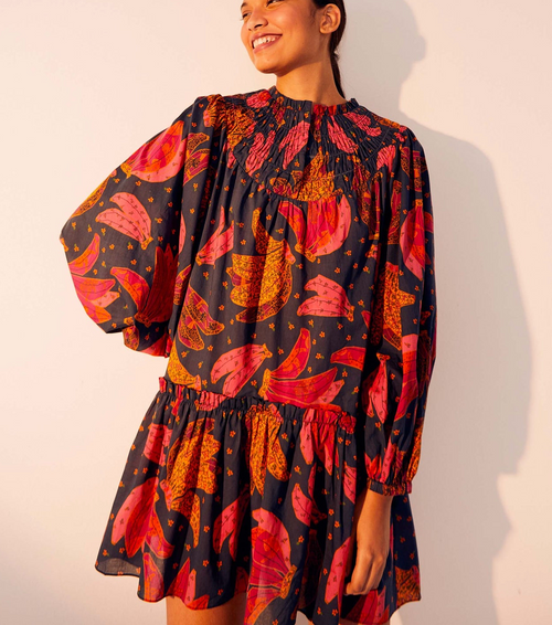 Patchwork Bananas Mini Dress Patchwork Bananas Mini Dress