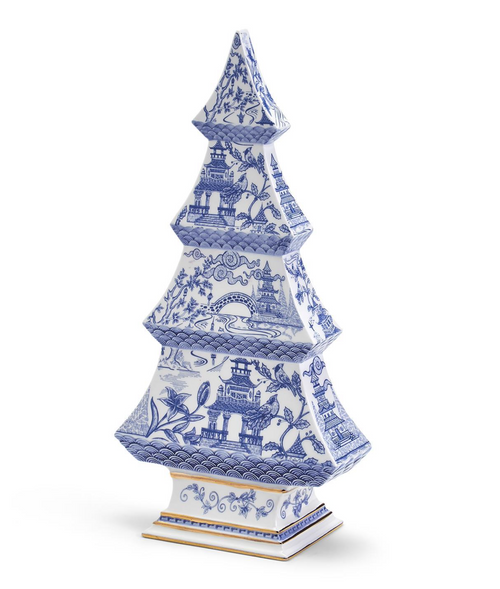 Blue & White Christmas Tree Blue & White Christmas Tree