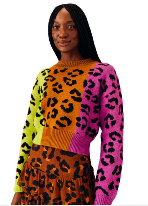 Mixed Leopards Sweater