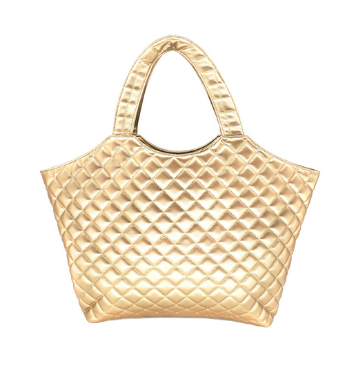 Oversized Tote, Gold 