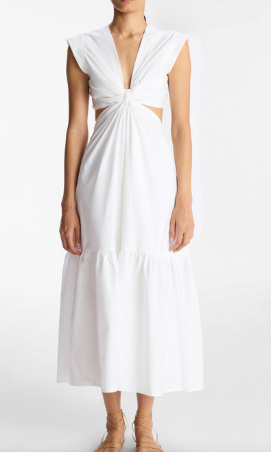 Alexandria Dress, White 