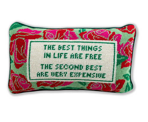 Expensive Needlepoint Pillow 