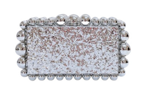 Cava Clutch, Silver 