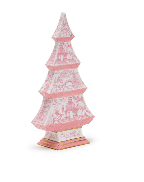 Chinoiserie Pastel Pink Tree
