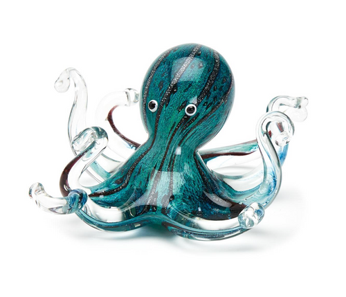 Octopus Glass Figurine