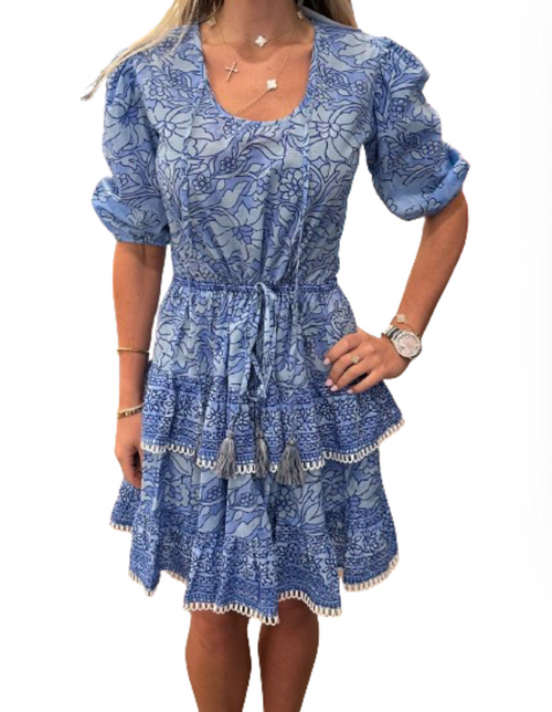 Belinda Dress, Vintage Blue