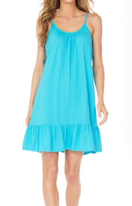 Shirred Cami Dress, Mermaid