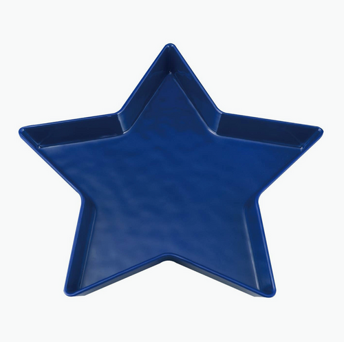 Patriotic Star Plate, Blue
