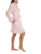 Chenille Ruffle Robe Pink