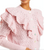 Pink Flower Knit Cardigan 