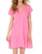 Tiered VNeck Dress, Candy