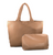 Double Hobo Bag, Taupe 