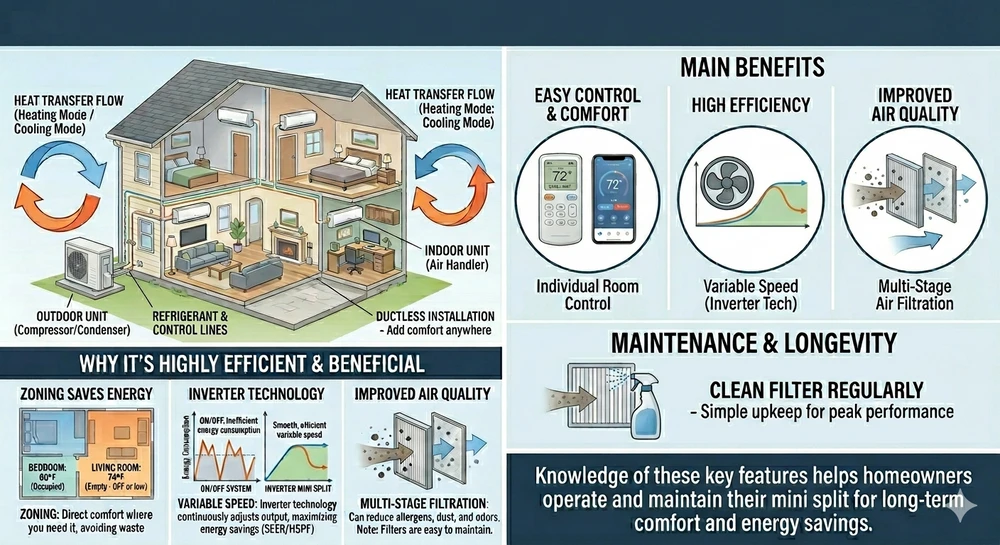 Mini Split AC Units: Parts and Components Explained (Complete Guide)