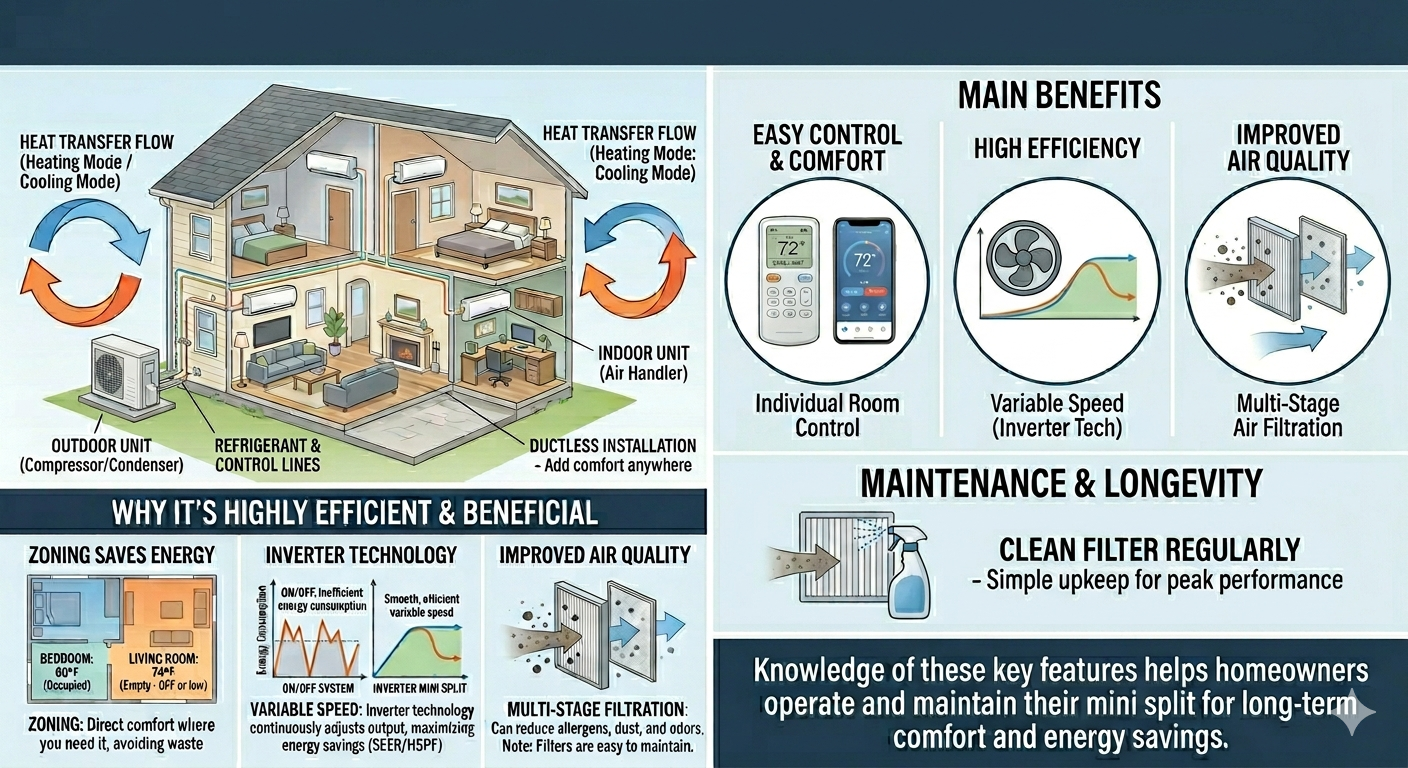 Mini Split AC Units: Parts and Components Explained (Complete Guide ...