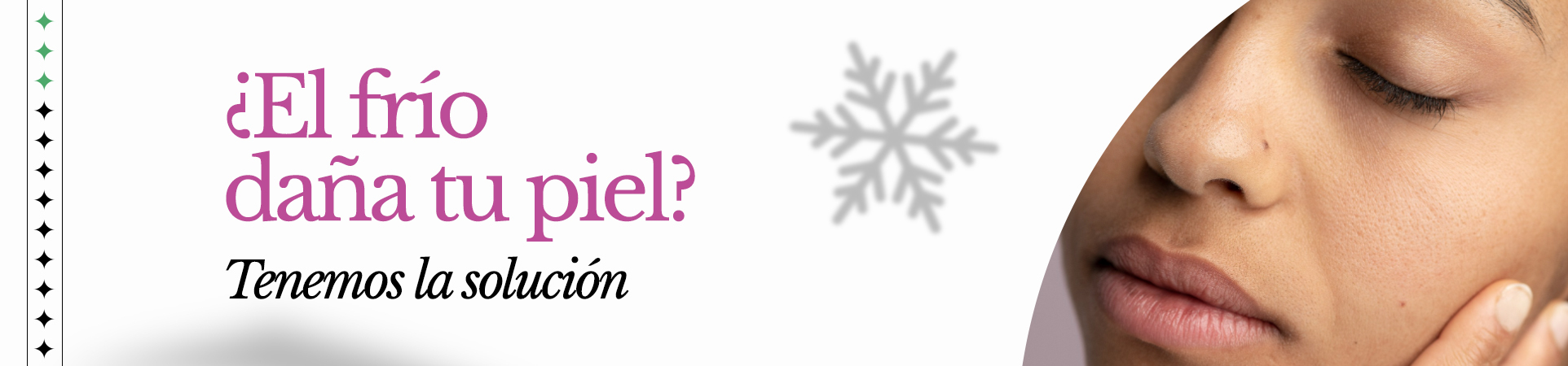 El frío irrita tu piel sensible?