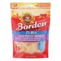 Borden Four Cheese Mexican, 226 Grams