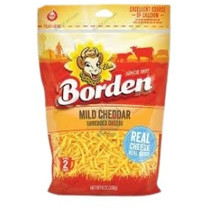 Borden Mild Cheddar Cheese, 8 Oz