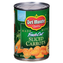 Del Monte Sliced Carrots, 411 Grams
