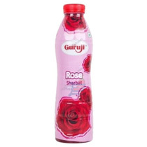 Guruji Rose Sarbat, 750 ML