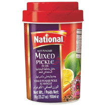 National Hot Punjabi Mixed Pickle, 1 lbs
