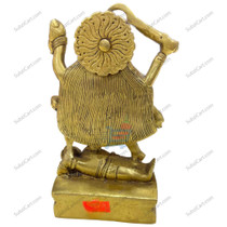 Rudra Kali Matha Brass Idol, (Height 6.5", Width 3.25")