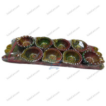 Diwali Clay Diyas (Set of 8)