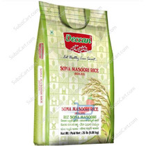 Deccan Sona Masoori Rice(Boiled), 20 lbs